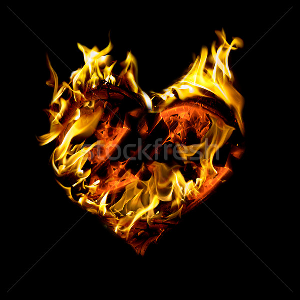 Burning heart Stock photo © tuulijumala