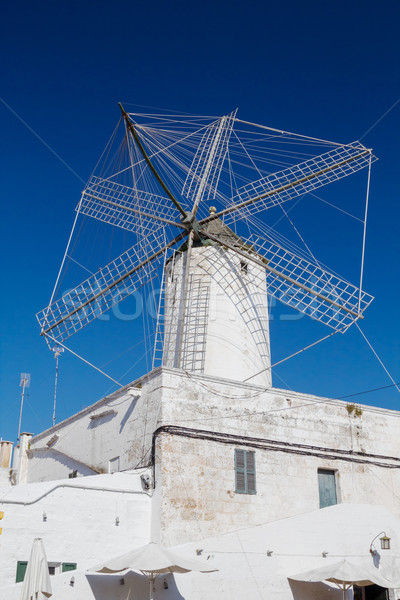 Old corn mill in Ciutadella, Menorca, Spain. Stock photo © tuulijumala
