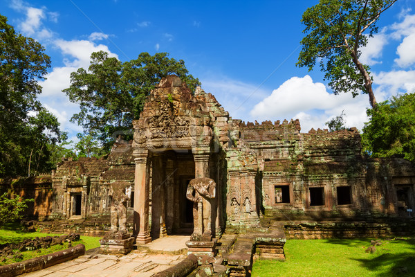 Ancient Preah Khan temple entrance, Siem Reap, Cambodia Stock photo © tuulijumala