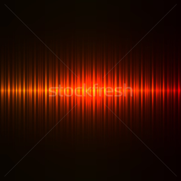 Vertical red lights dark vector background. Stock photo © tuulijumala