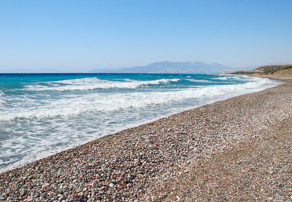 Rhodes Aegean  Sea Coastline. Stock photo © tuulijumala