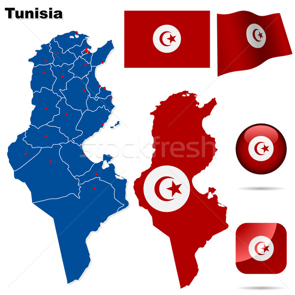 Tunisia vector set. Stock photo © tuulijumala