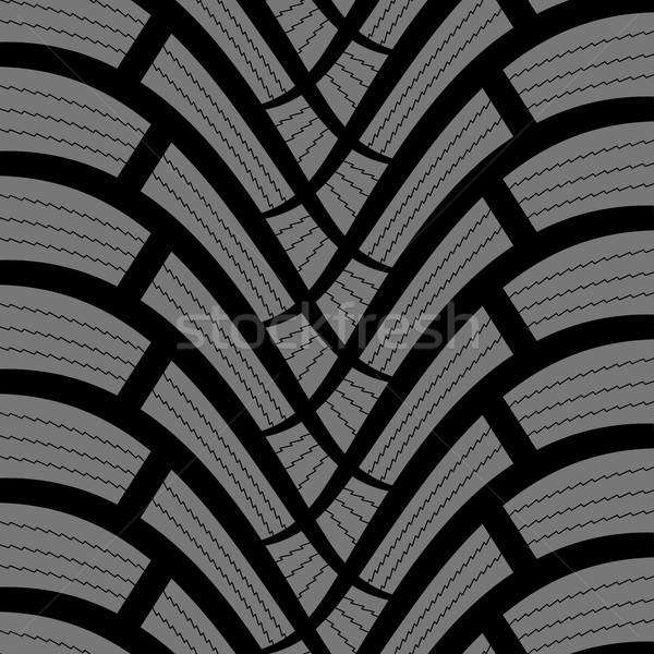 Automobile winter tire seamless vector pattern. Stock photo © tuulijumala