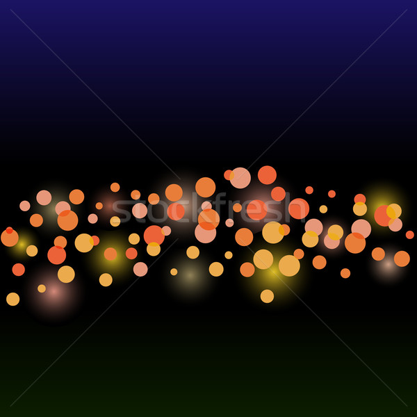 Stock photo: Abstract color lights vector background with copy space.