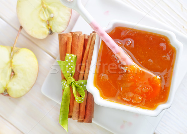 Stock photo: apple jam