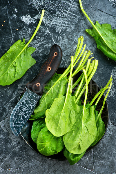 fresh spinach Stock photo © tycoon