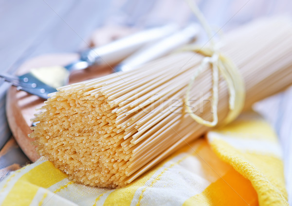 raw spaghetti Stock photo © tycoon