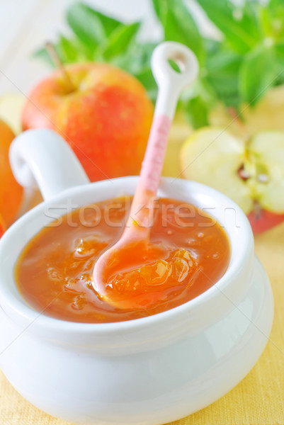 jam and apples Stock photo © tycoon