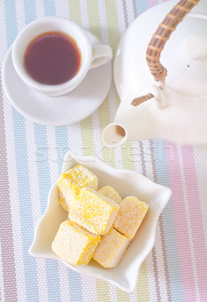 öröm ital vacsora cukorka szín csésze Stock fotó © tycoon