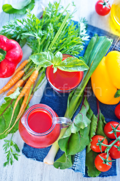 fresh vegetable juice Stock photo © tycoon