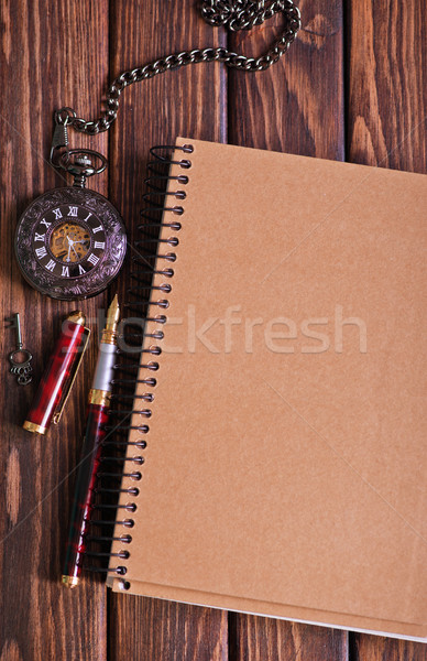 vintage pocket watch Stock photo © tycoon