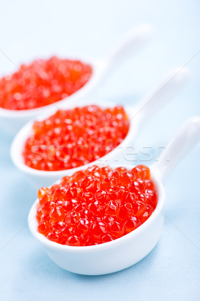 Stock photo: salmon caviar