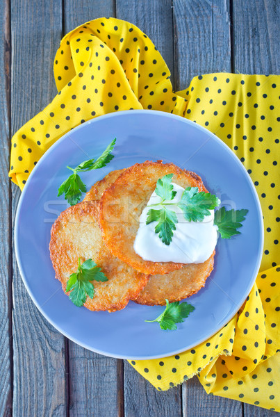 potato pancakes Stock photo © tycoon