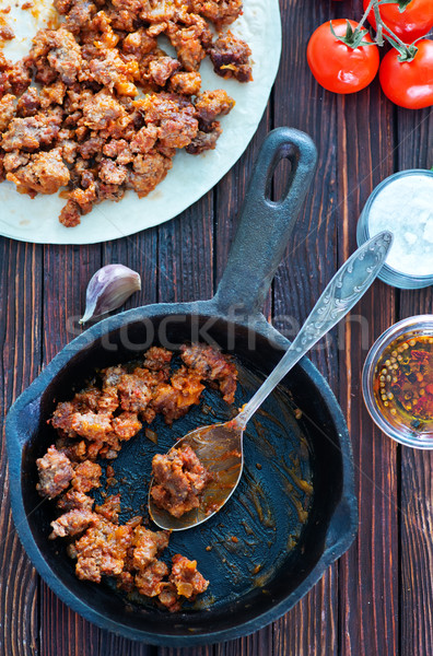 minced meat Stock photo © tycoon