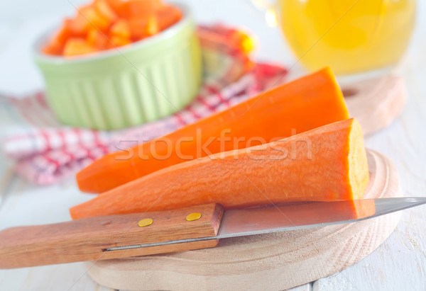 Carotte verre santé orange marché mode de vie [[stock_photo]] © tycoon