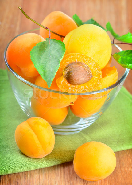 Stock photo: apricots