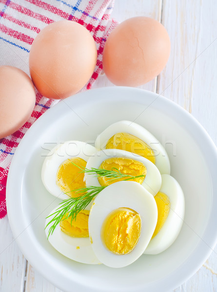 boiled eggs Stock photo © tycoon