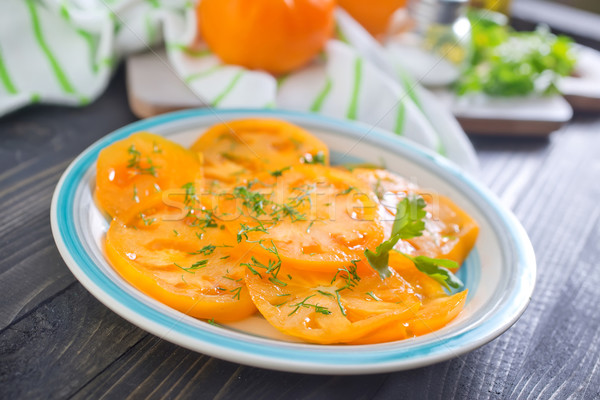 [[stock_photo]]: Salade · tomate · alimentaire · feuille · groupe · rouge