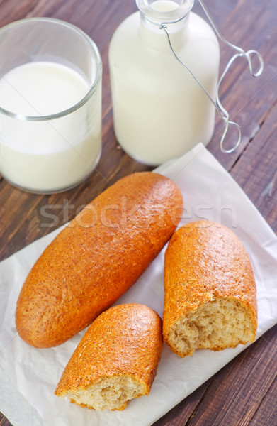 Tej kenyér fény egészség kék búza Stock fotó © tycoon