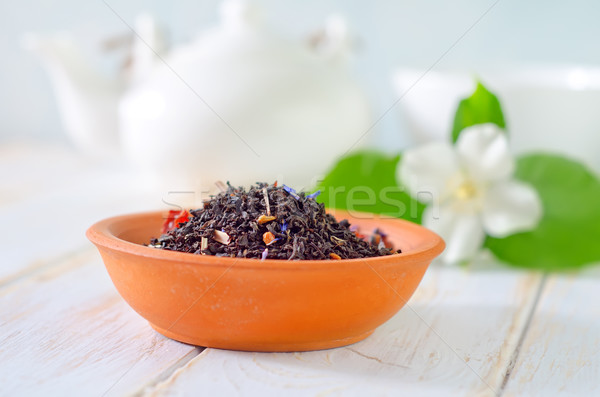 Stock photo: jasmin tea