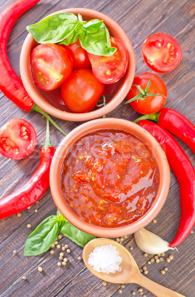 商業照片: 番茄醬 · 食品 · 背景 · 廚房 · 亞洲的 · 西紅柿