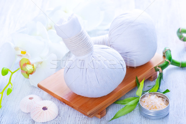 Ingrédients massage blanche table médicaux corps [[stock_photo]] © tycoon