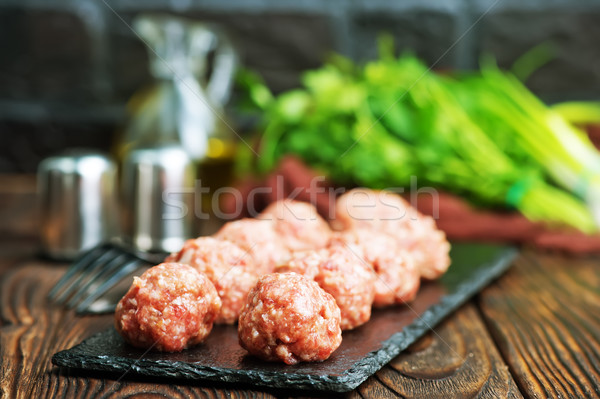 Carne tempero tabela comida Foto stock © tycoon