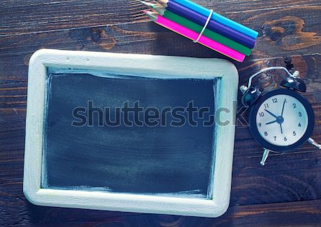 Color lápices mesa negocios escuela Foto stock © tycoon