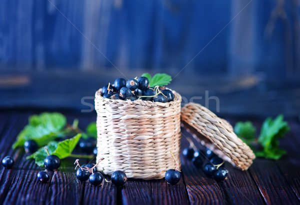 Stock photo: black currant