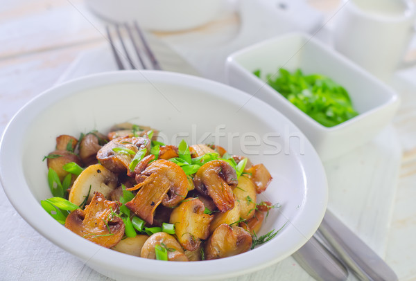 fried mushrooms Stock photo © tycoon