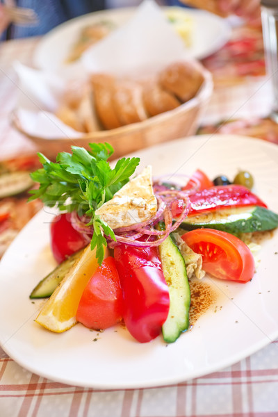 greek salad Stock photo © tycoon