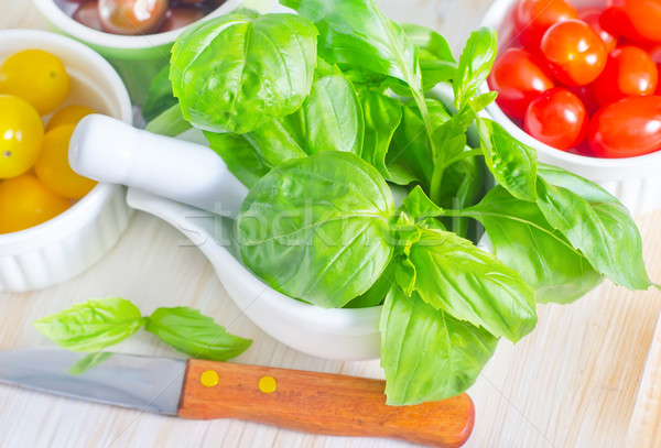 basil and tomato Stock photo © tycoon