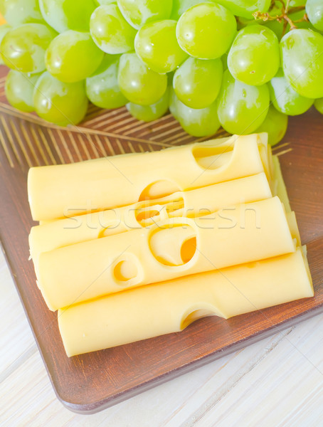cheese  and grape Stock photo © tycoon