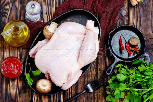 raw chicken Stock photo © tycoon