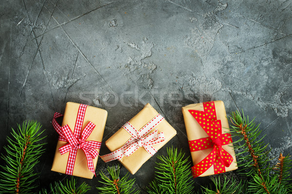 Stock photo: christmas background