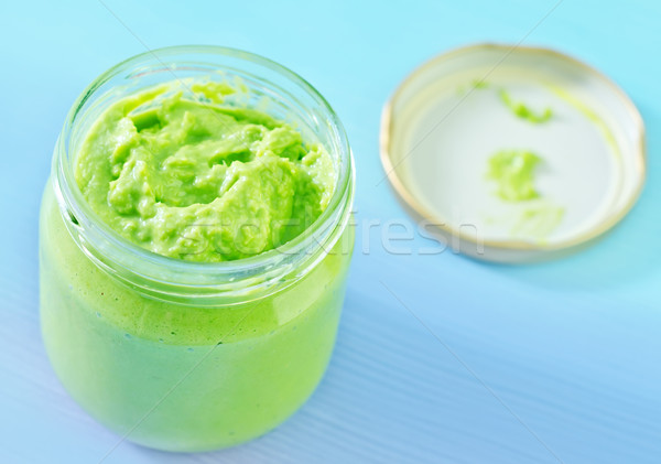 [[stock_photo]]: Wasabi · alimentaire · vert · blanche · japonais · sushis