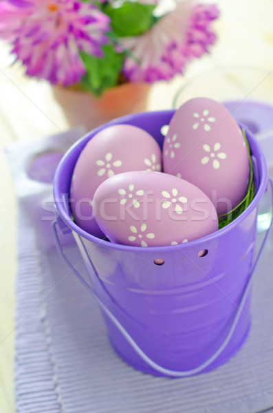 Huevos de Pascua Pascua textura primavera diseno fondo Foto stock © tycoon