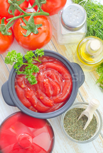 tomato sauce Stock photo © tycoon