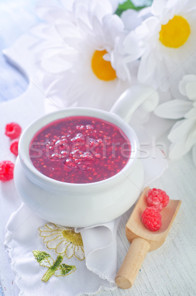 raspberry jam Stock photo © tycoon