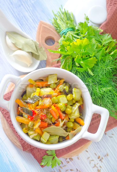 baked vegetables Stock photo © tycoon