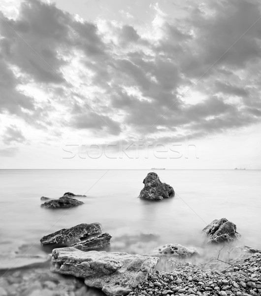 морем побережье закат природы фон лет Сток-фото © tycoon