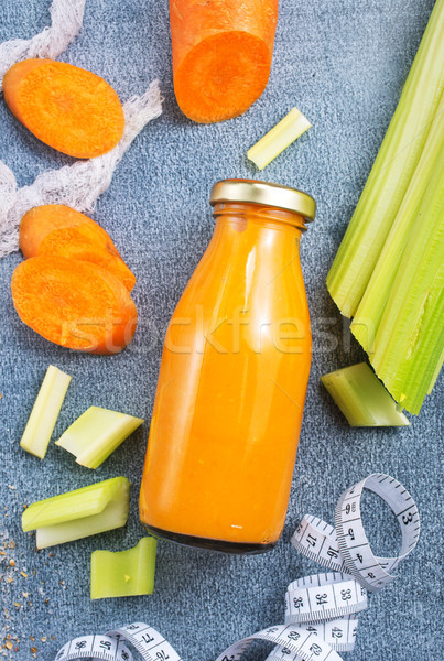 [[stock_photo]]: Carotte · smoothie · orange · cannelle · verre · jar