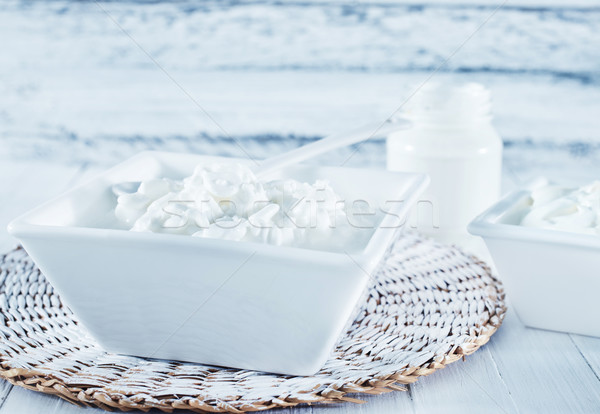 cheese,milk and sour cream Stock photo © tycoon