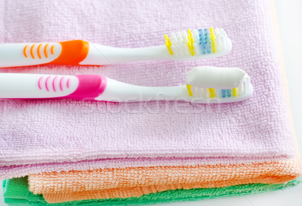 toothbrushes Stock photo © tycoon