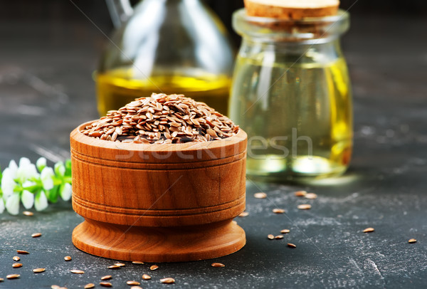 Semillas petróleo mesa alimentos médicos grupo Foto stock © tycoon