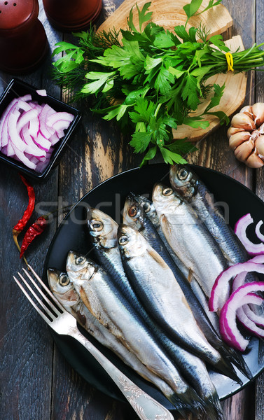 Peixe sal tempero prato comida natureza Foto stock © tycoon