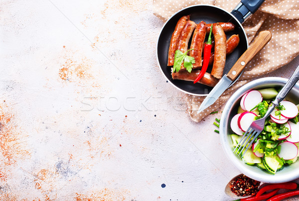 Carnati condiment carne stoc fotografie alimente Imagine de stoc © tycoon