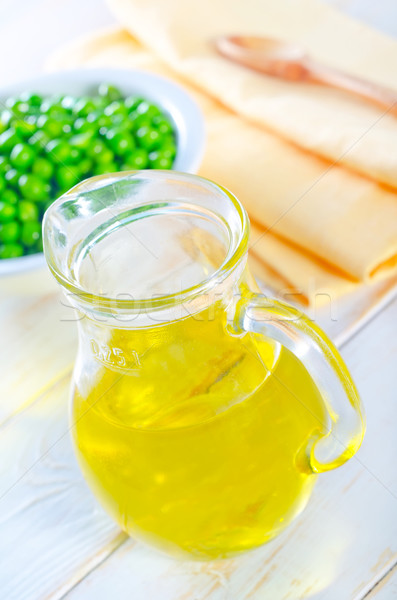 Olivenöl Essen Hintergrund Küche grünen Kochen Stock foto © tycoon
