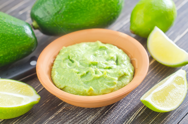 guacamole in bowl Stock photo © tycoon