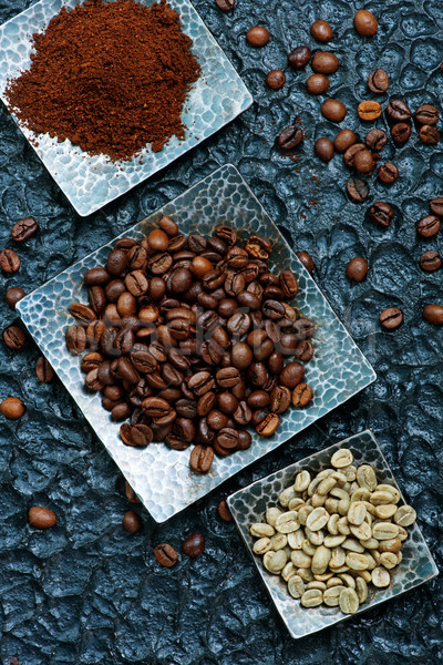 кофе кофе таблице складе фото кафе Сток-фото © tycoon